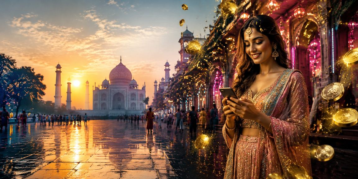 Lottery and casino games available around Taj Mahal in Agra