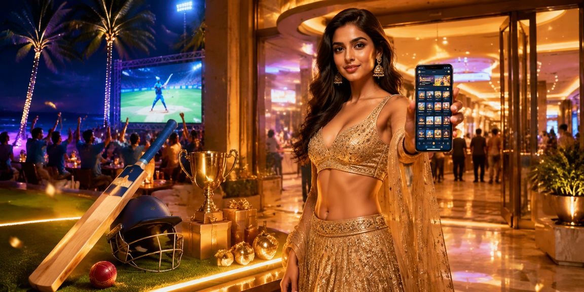 Cricket betting on mobile device during Goa festival