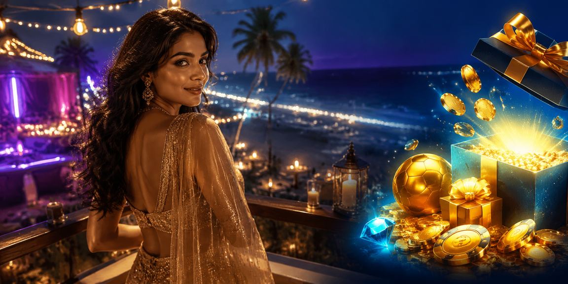 Festive deposit bonus celebration with Bollywood theme